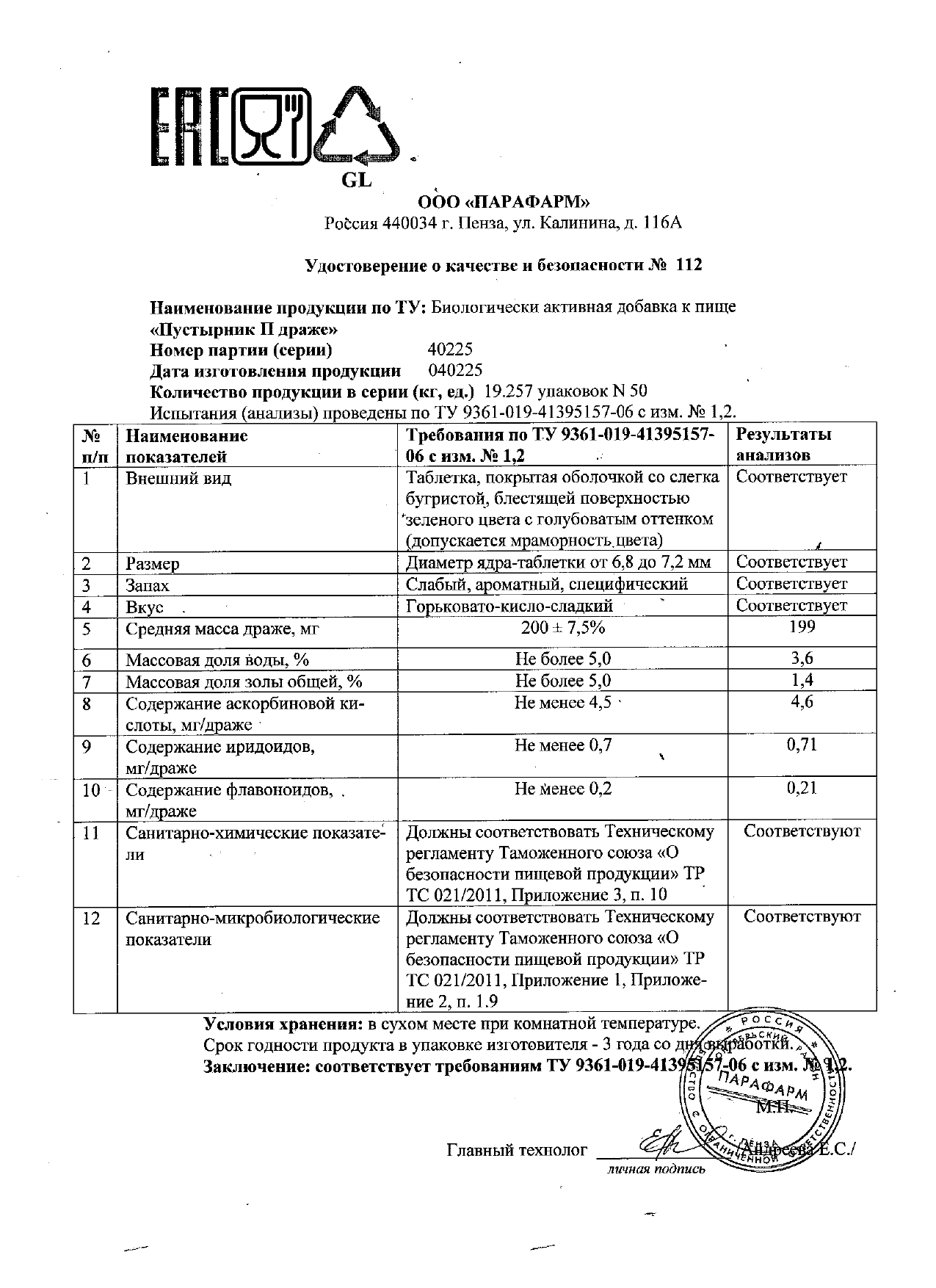Паспорт №022025